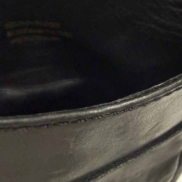 Kork -Ease Black Leather Silver Studded Tall Boots. Chuncky Heel Minor Flaws - Picture 11 of 11